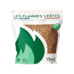 Granulés de Bois Flammes Vertes - 2 palettes - 130 sacs 1950kg : photo 2